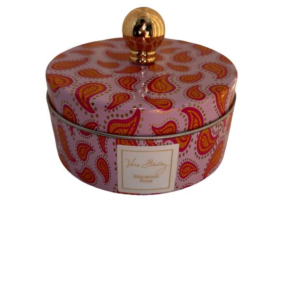 Vera Bradley Mavaroon Rose Scented Candle in Collectible Tin NEW Floral - Picture 1 of 6